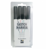 Маркеры Sketch - marker 4 colors Черные